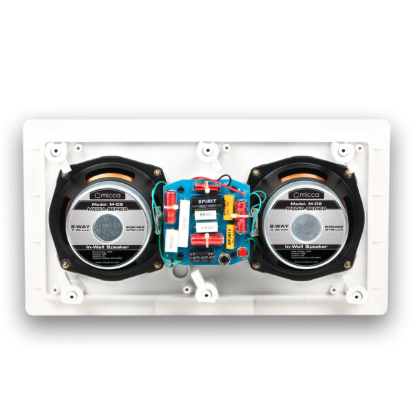 Micca M-CS 5.25-Inch LCR In-Wall Speaker (Each, White) - Image 5