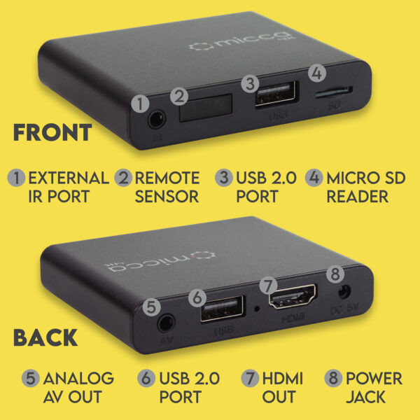Micca 4K Digital Media Player - Image 6