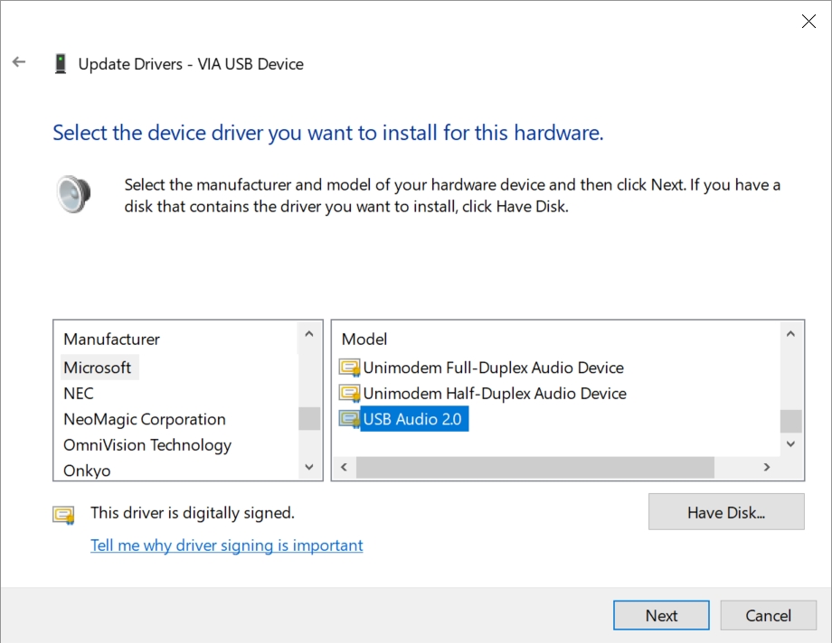 microsoft generic audio driver download windows 10 64bit